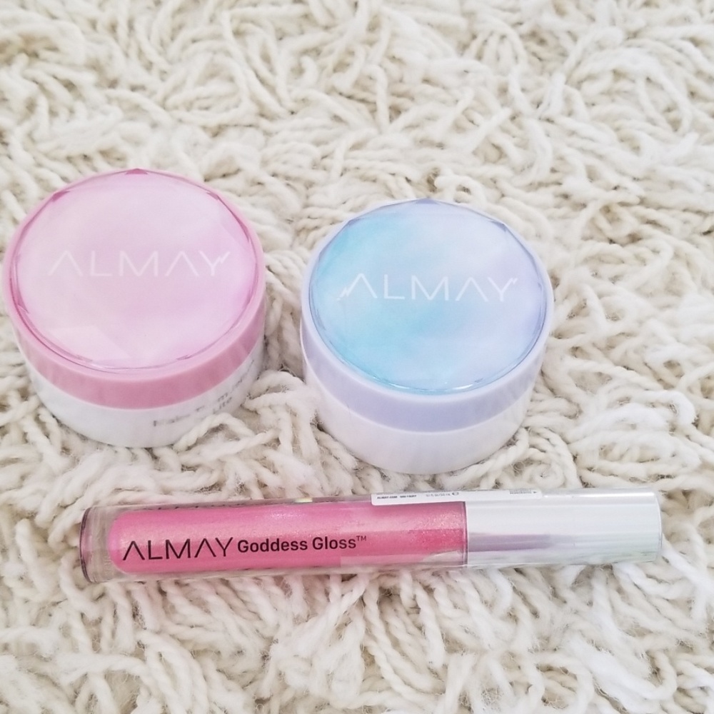 Almay make them jelly in-lite & goddess gloss lot